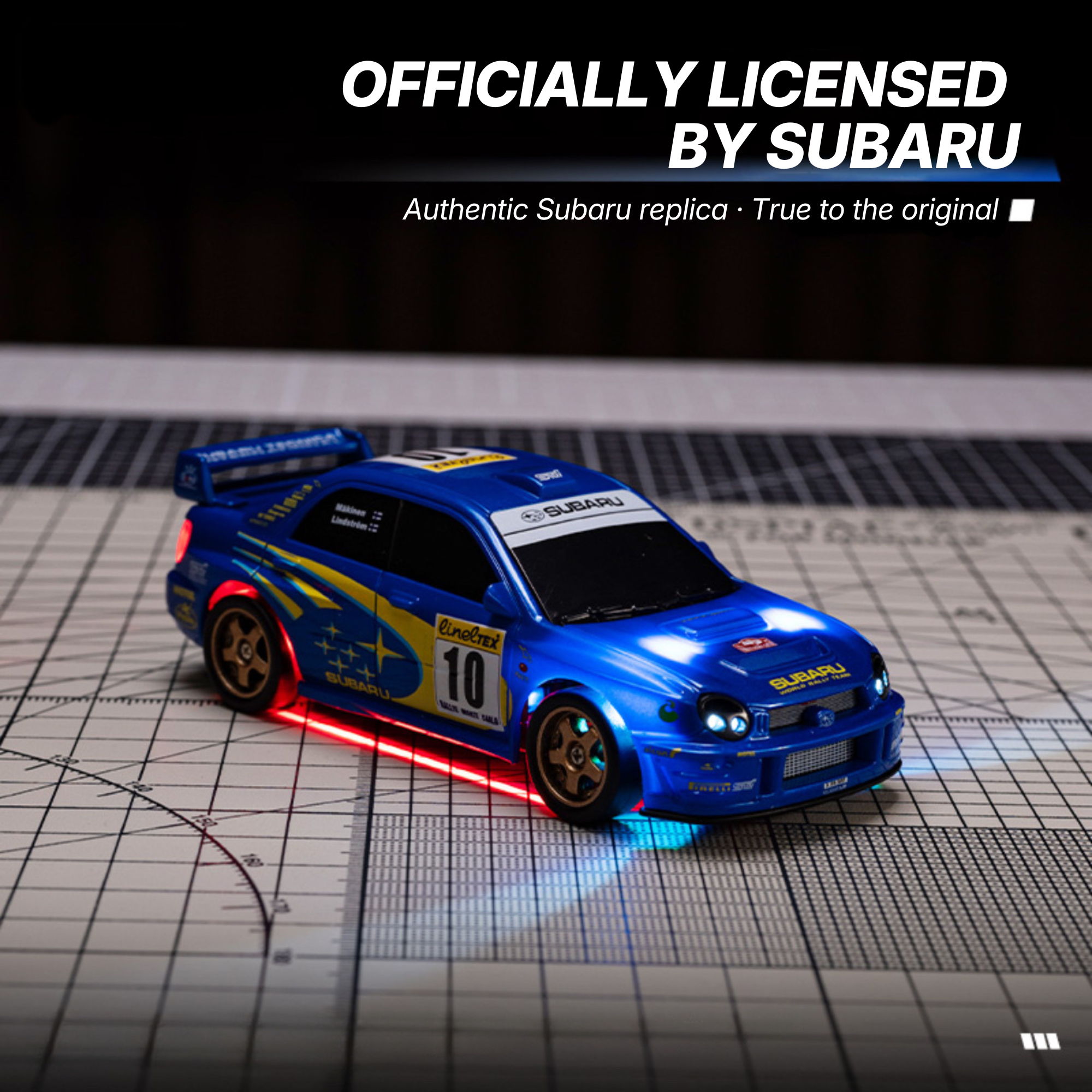 Drifting Subaru WRX STI