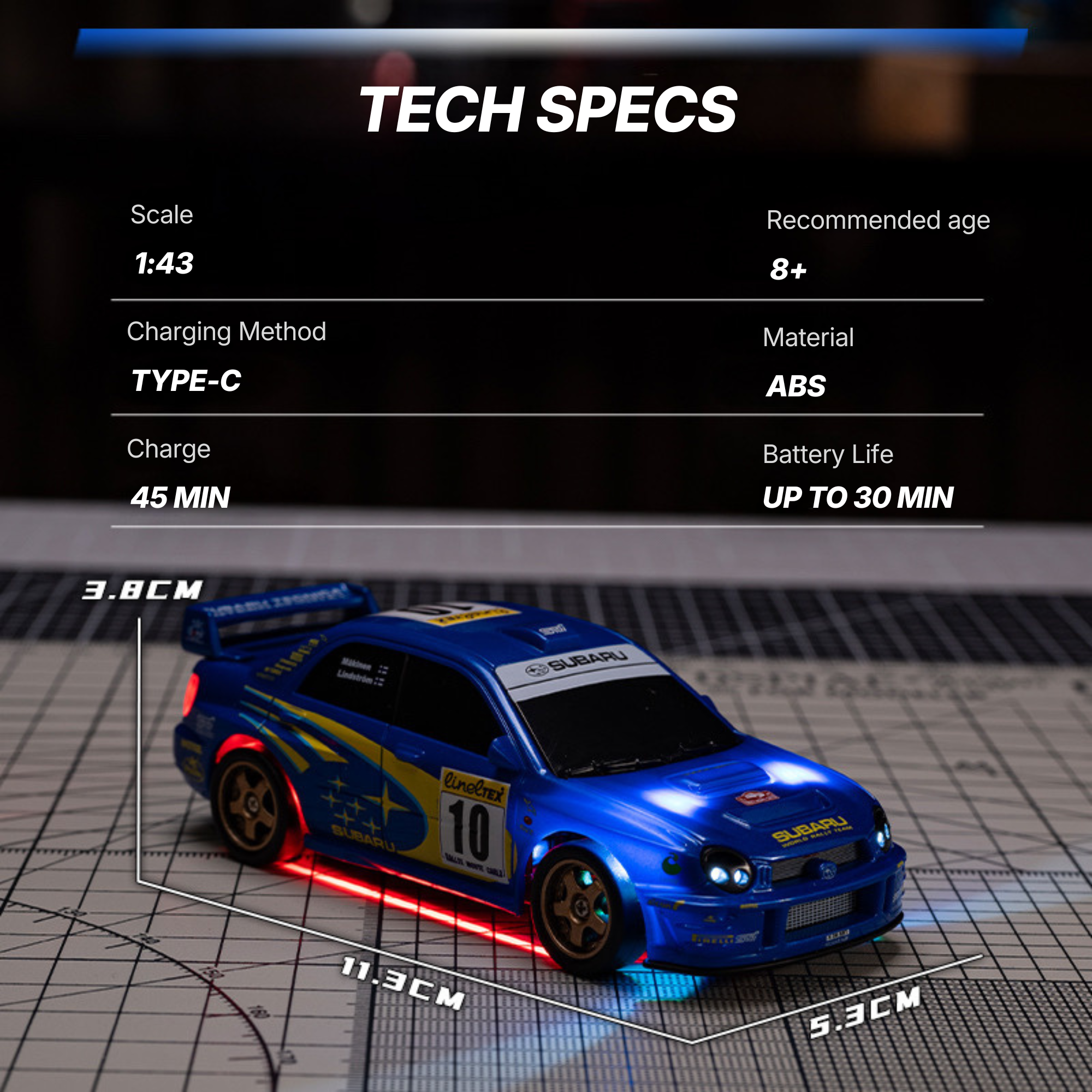 Drifting Subaru WRX STI